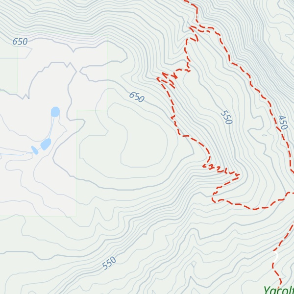 Map of Bells Mountain