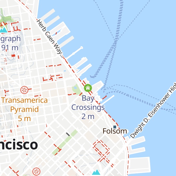 Map of Bay Crossings