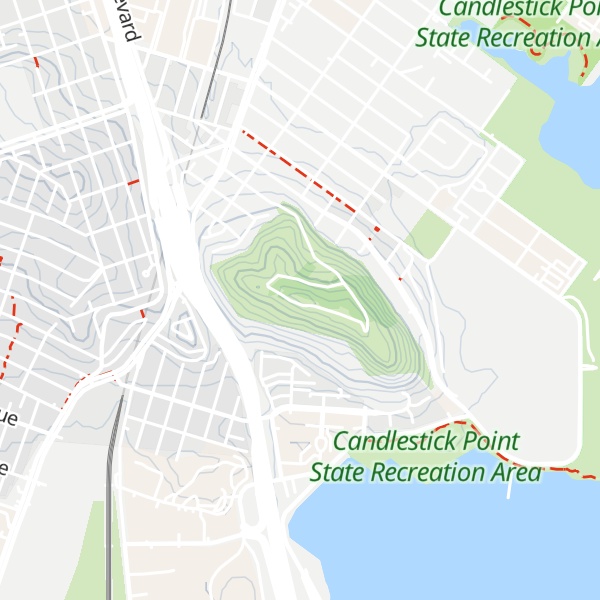 Map of Bay View Hill