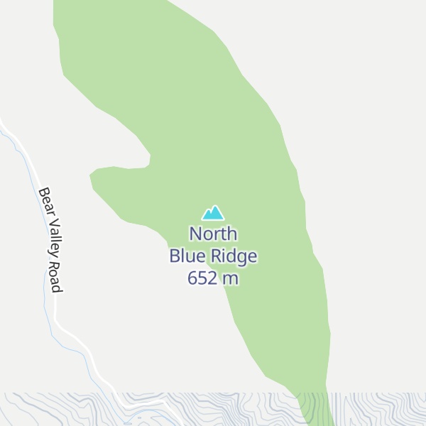 Map of North Blue Ridge