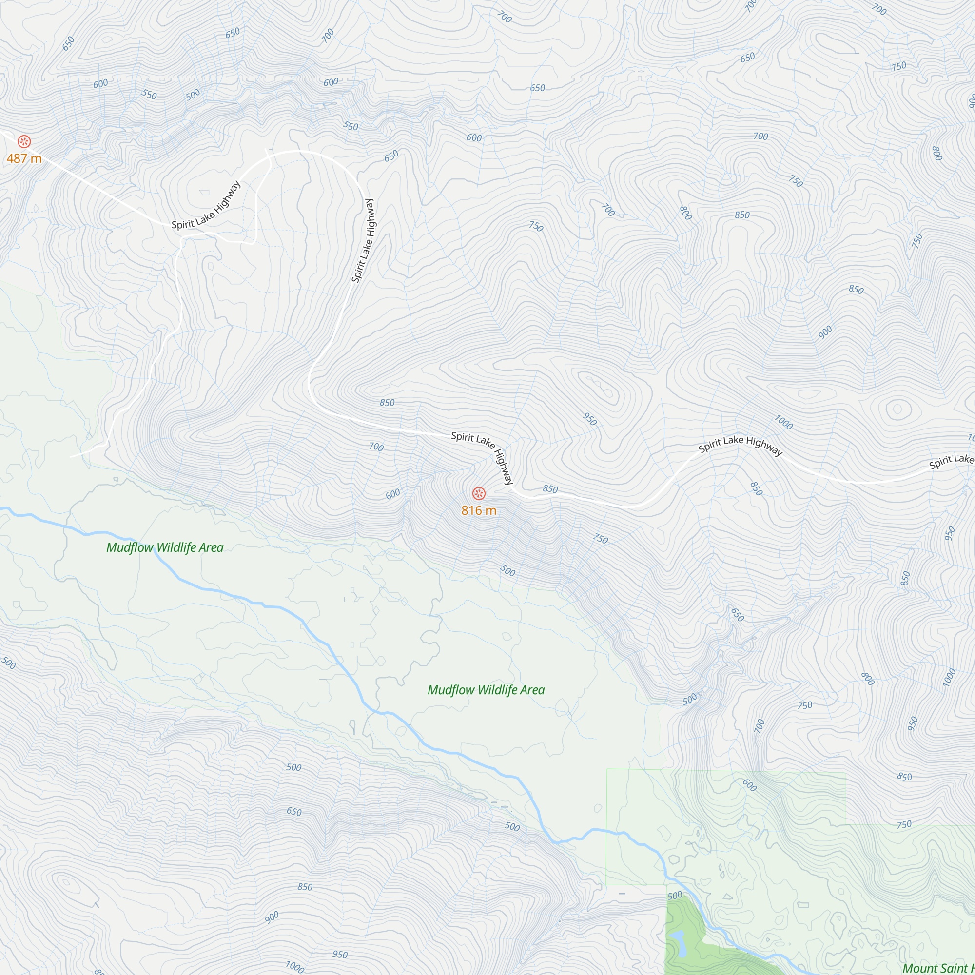 Mt. Saint Helens Forest Learning Center map