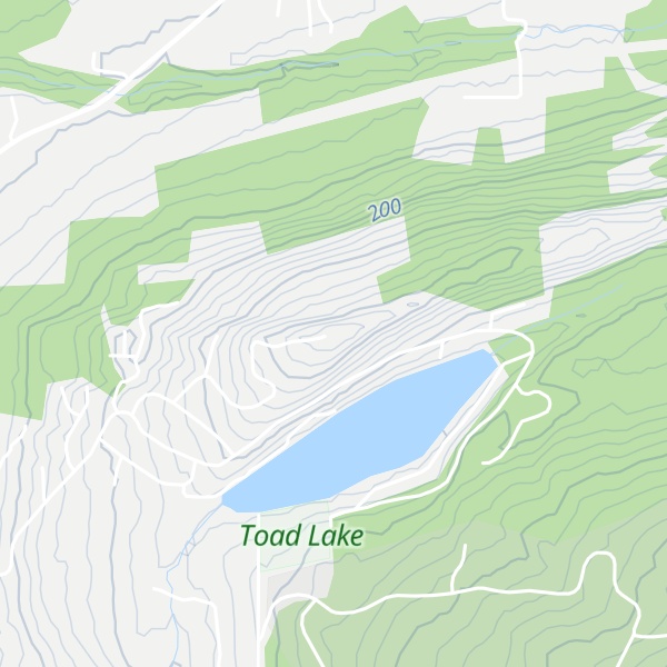 Map of Toad Mountain