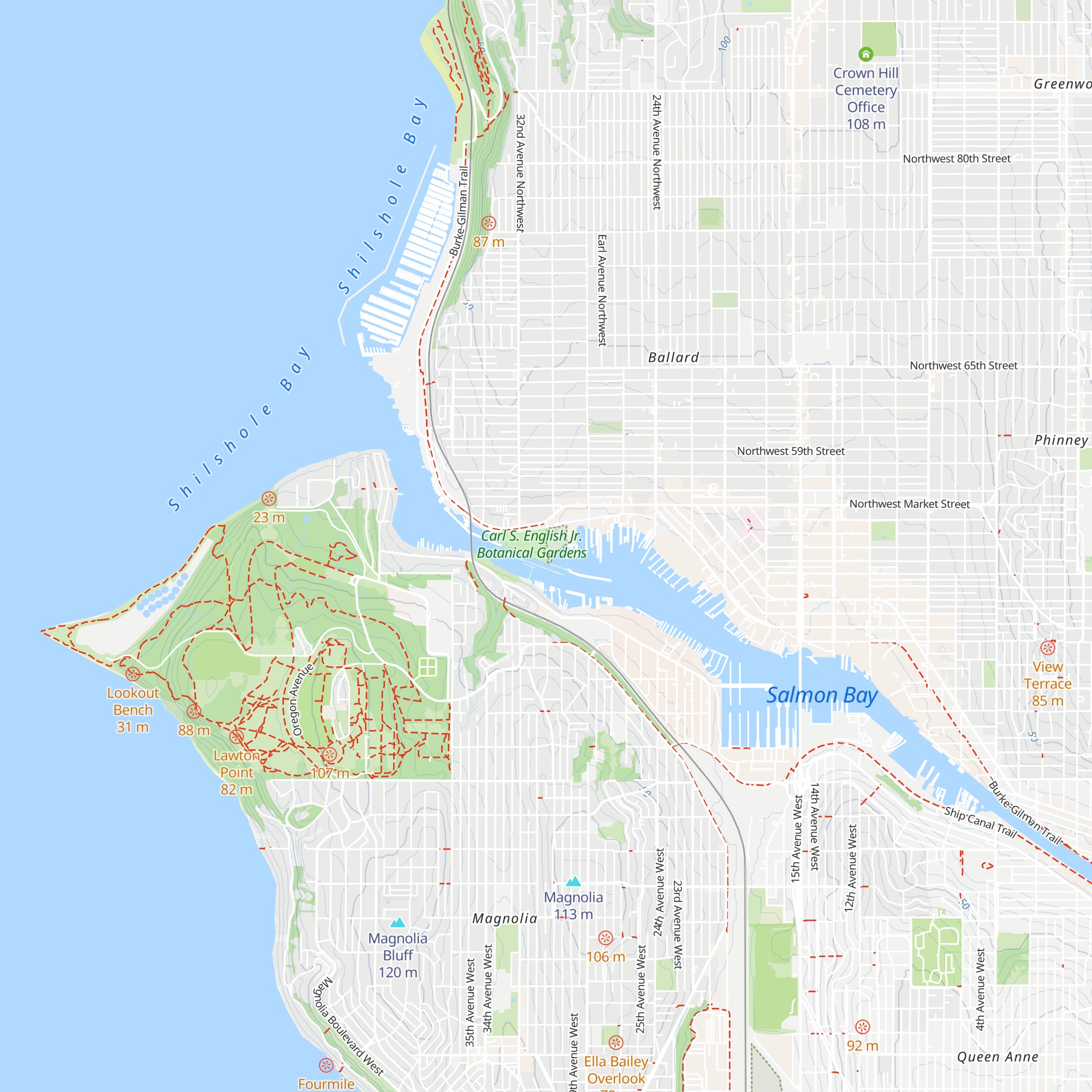 Visitor Center map
