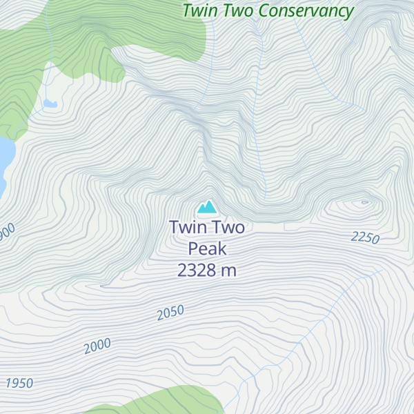 Map of Twin Two Peak