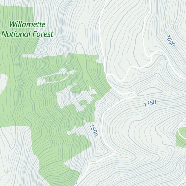 Map of Staley Ridge