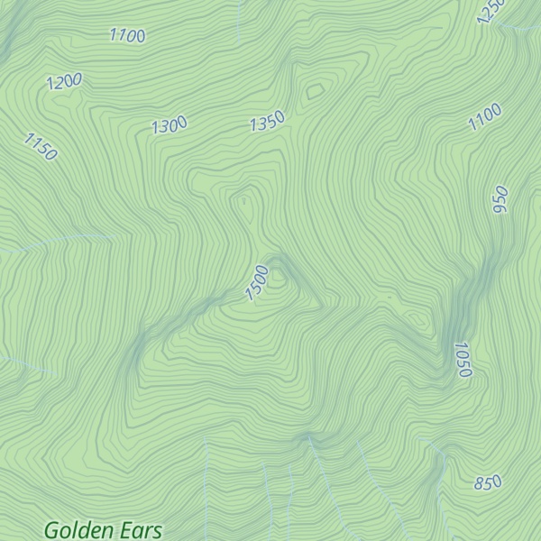 Map of Mount Martyn