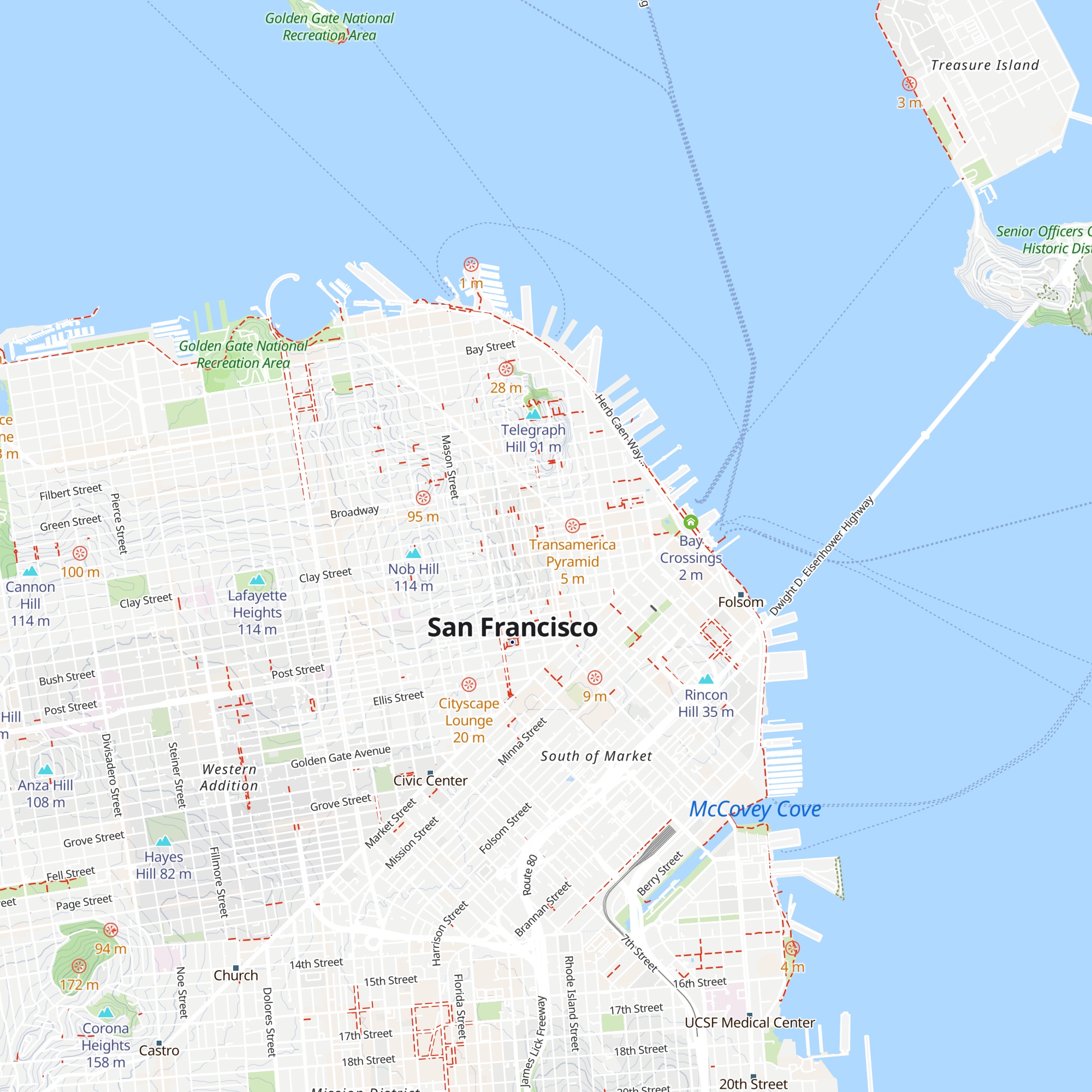 Chinatown Visitor Information Center map