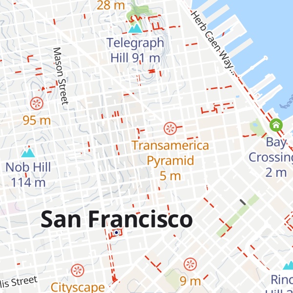 Map of Chinatown Visitor Information Center