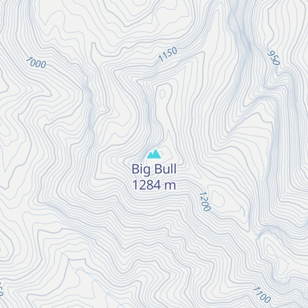 Map of Big Bull