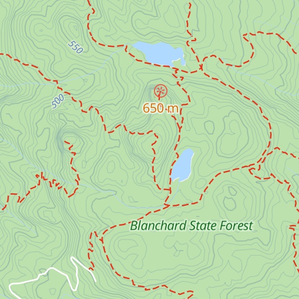 Map of Chuckanut Mountain