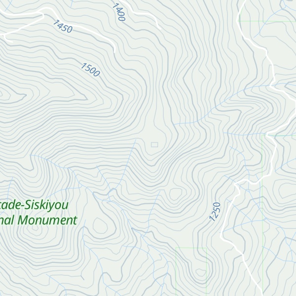 Map of Keene Creek Ridge