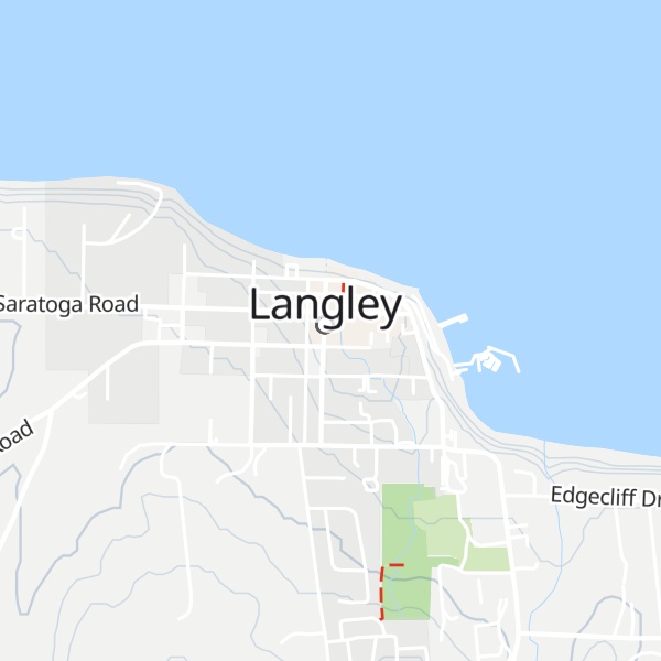 Map of Langley Visitors Center