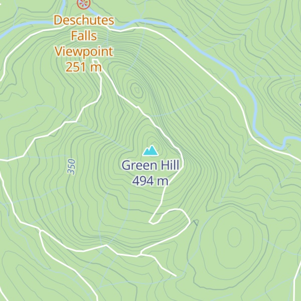 Map of Green Hill