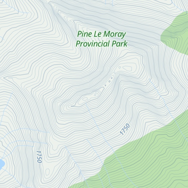 Map of Mount Hunter