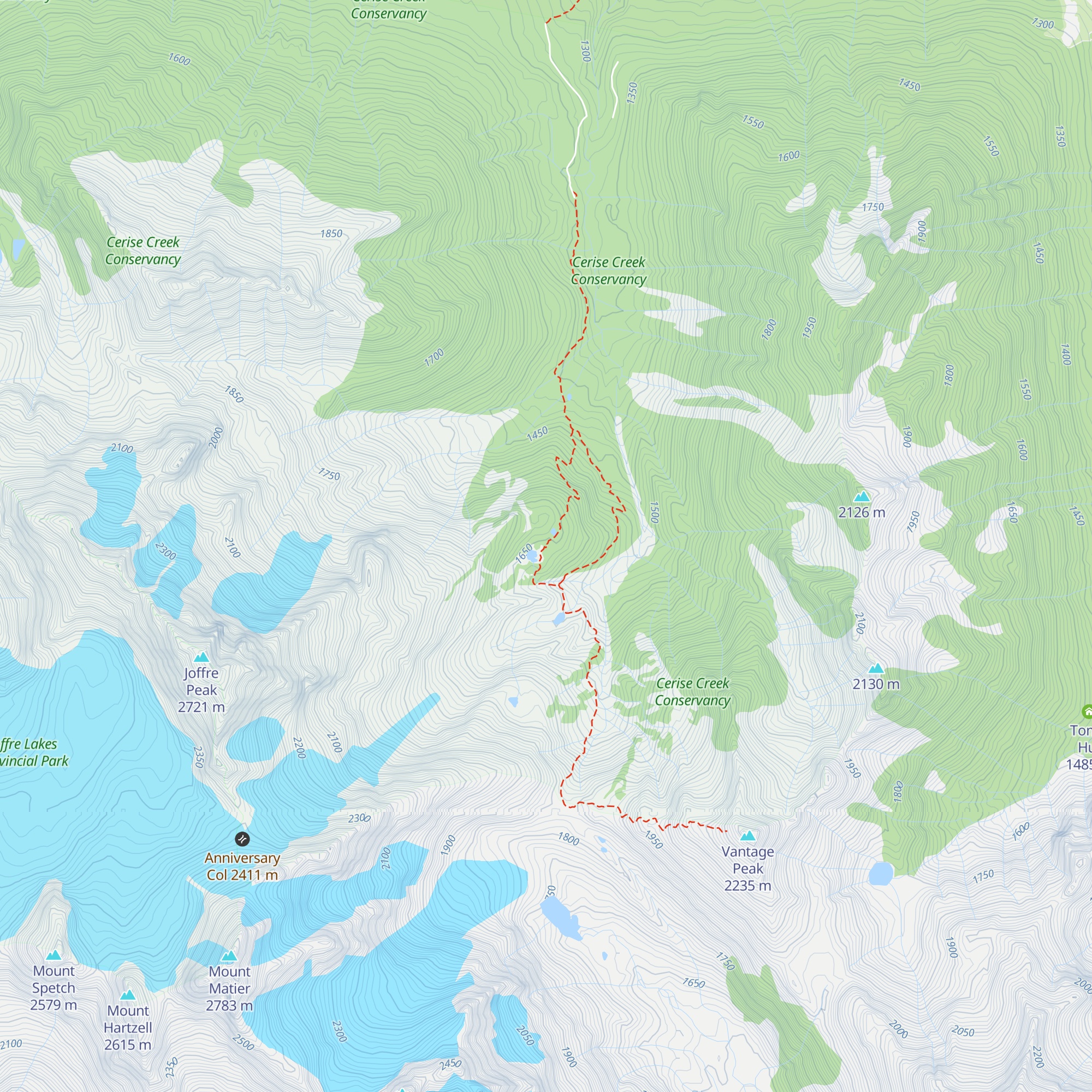 Keith's Hut map