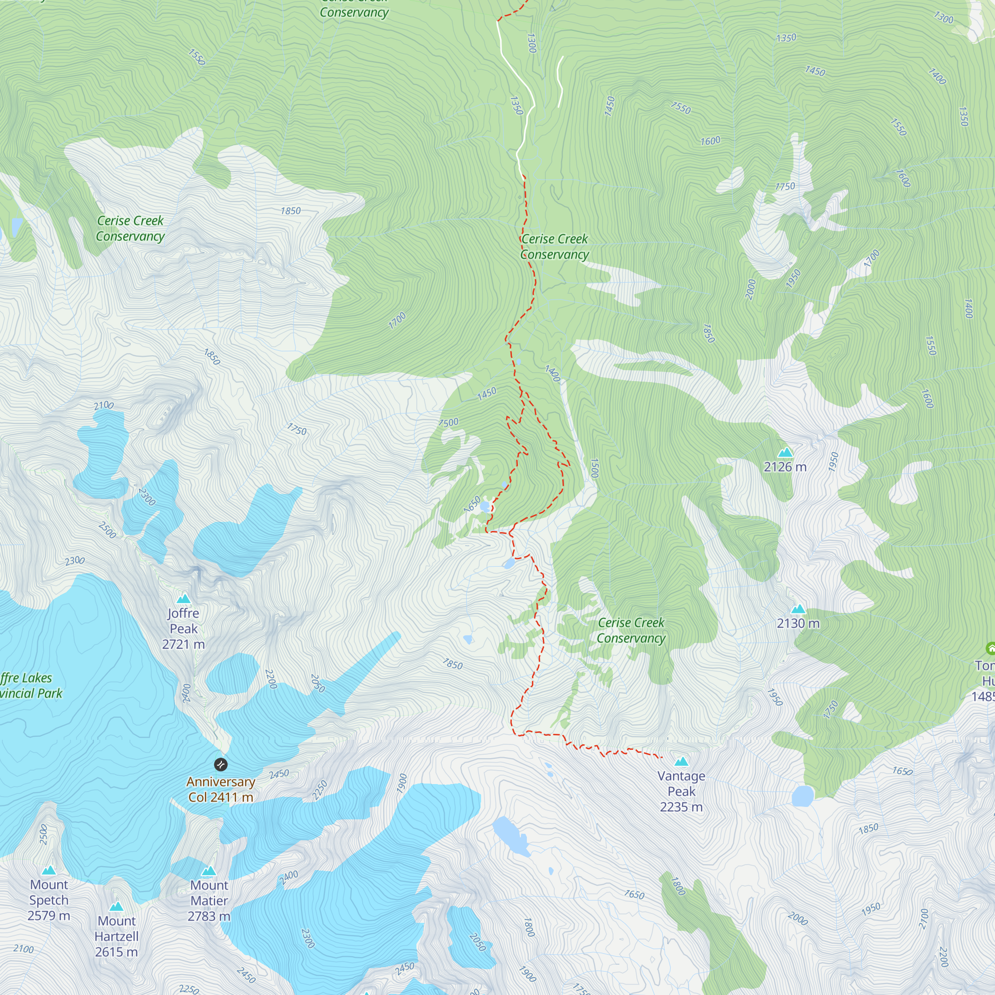 Keith's Hut map