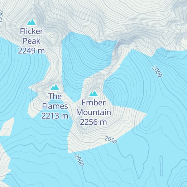Map of Ember Mountain