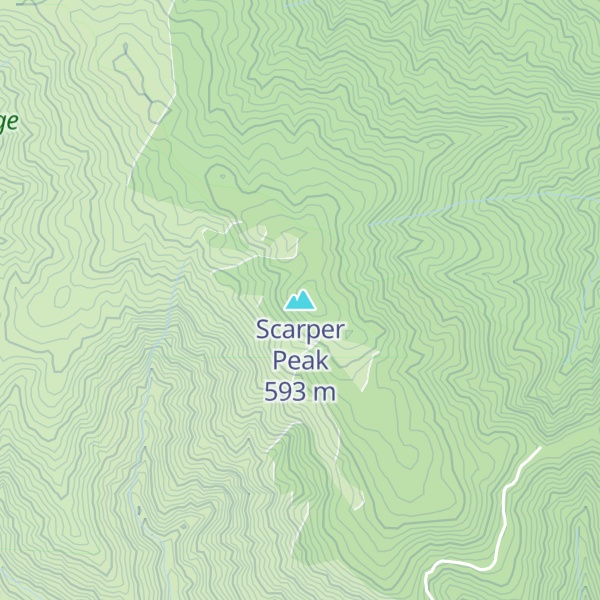 Map of Scarper Peak