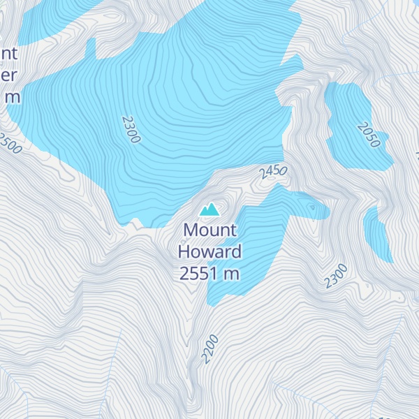 Map of Mount Howard