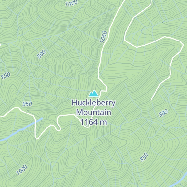 Map of Huckleberry Mountain