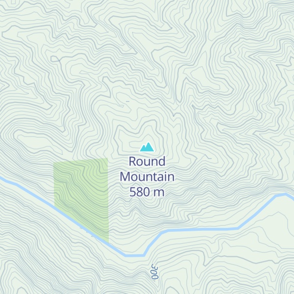 Map of Round Mountain