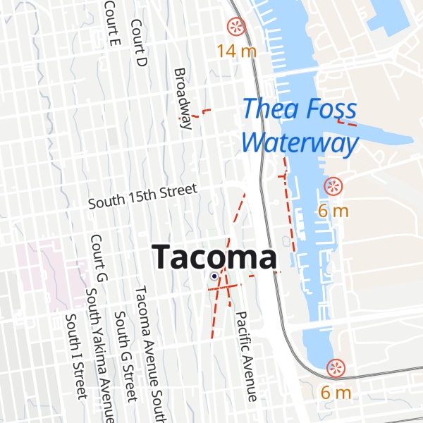 Map of Travel Tacoma