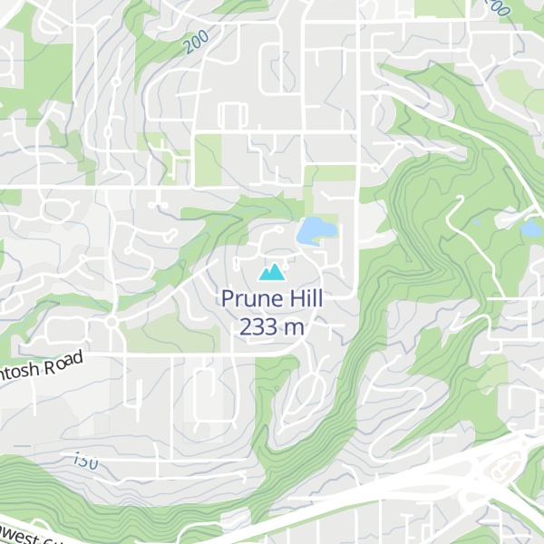 Map of Prune Hill
