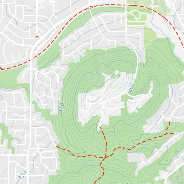 Map of Walters Hill