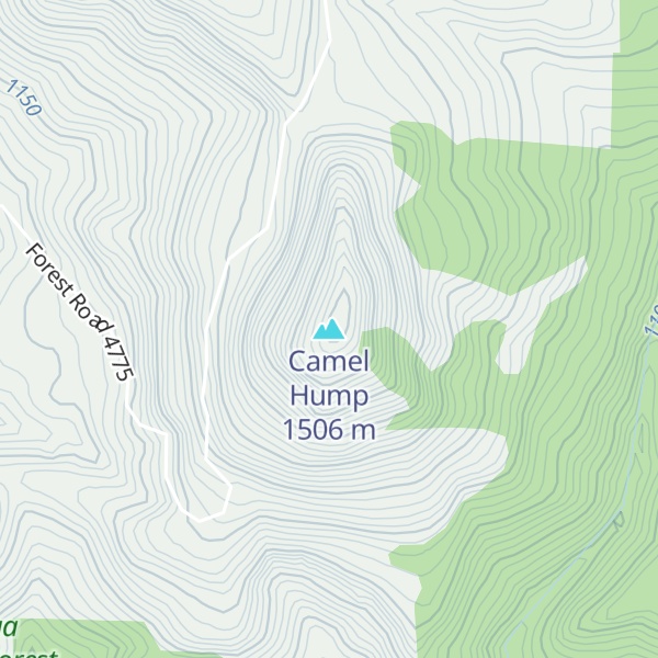 Map of Camel Hump