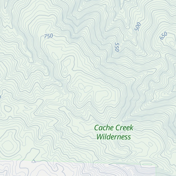 Map of Buck Mountain