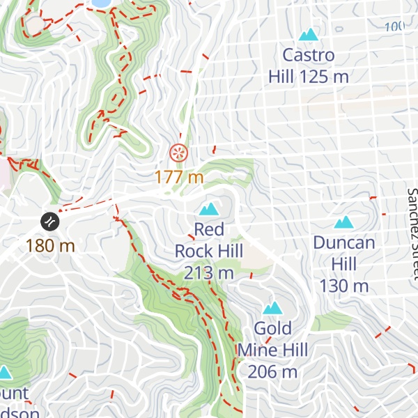 Map of Red Rock Hill