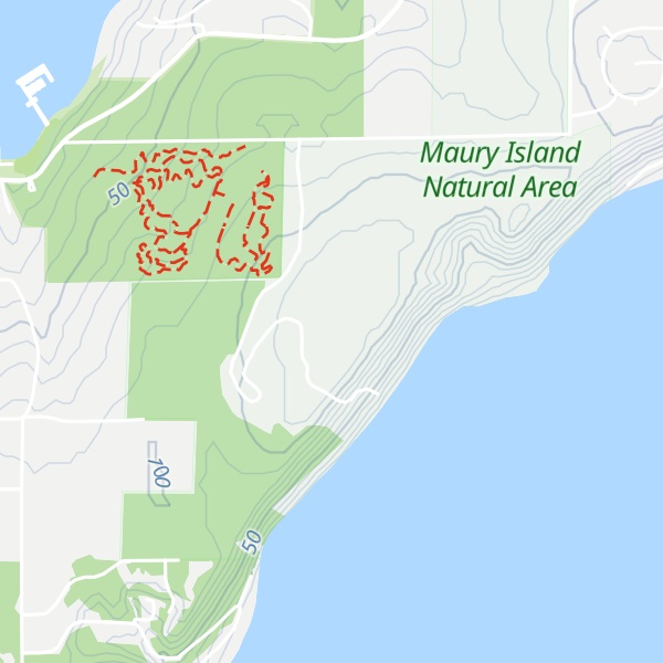 Map of Gravel Pit Peak