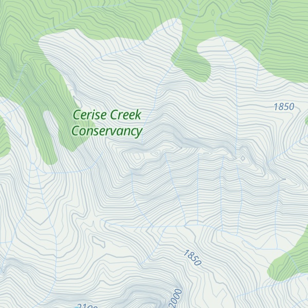 Map of Mount Chief Pascall