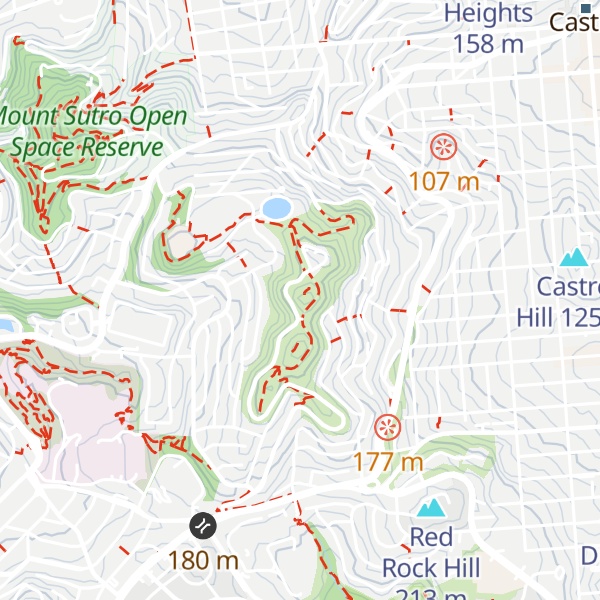 Map of Eureka Peak