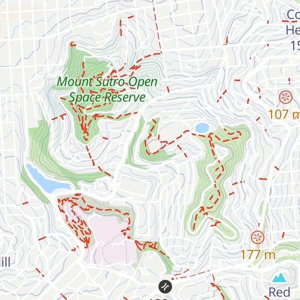 Map of Clarendon Heights