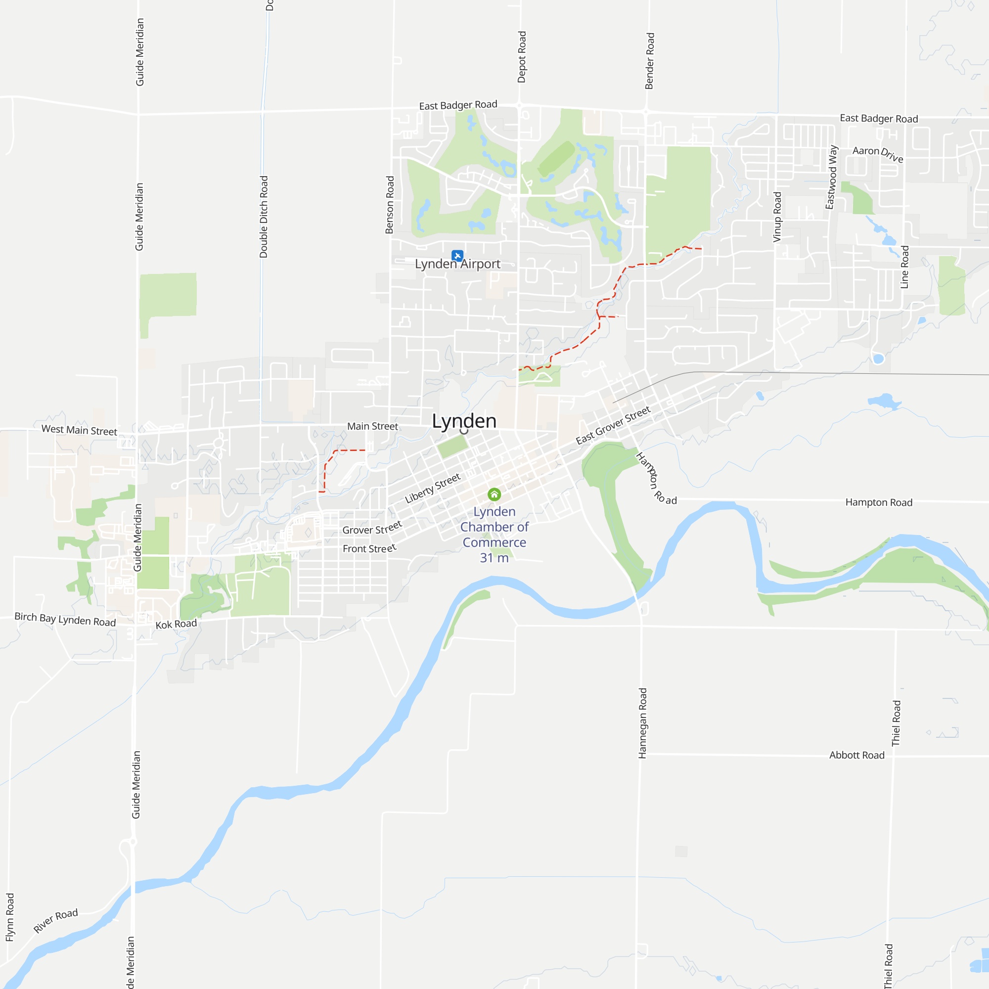 Lynden Chamber of Commerce map