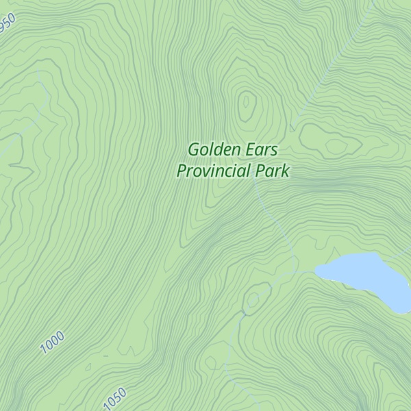 Map of Kreut Ridge