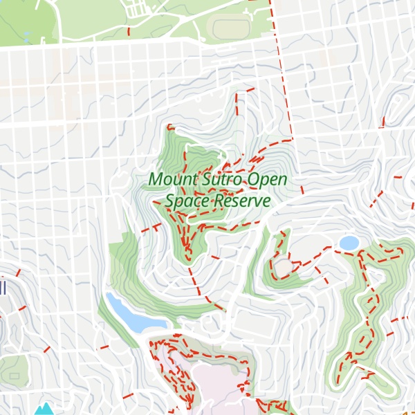Map of Mount Sutro