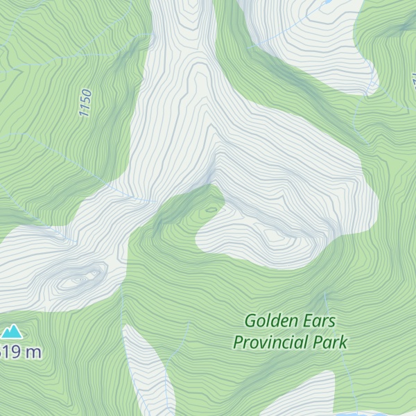 Map of Tingle Peak