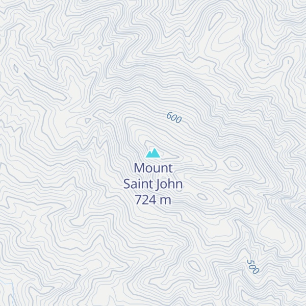 Map of Mount Saint John