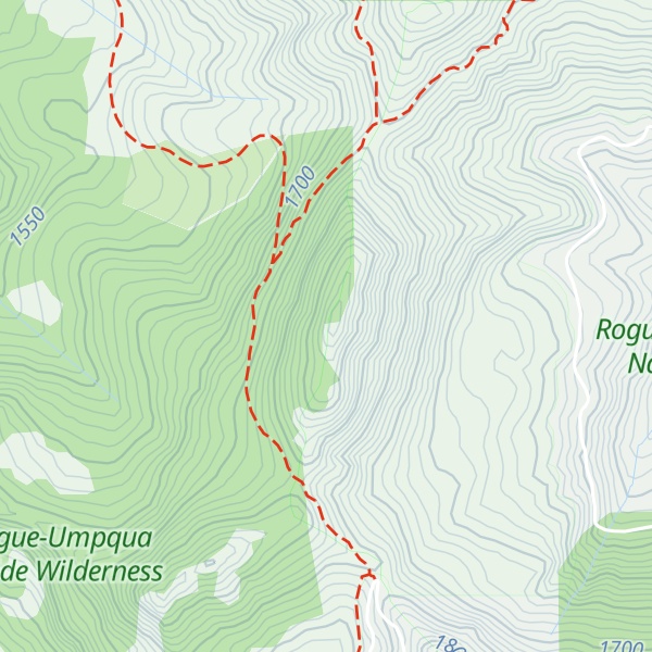 Map of Jackass Mountain