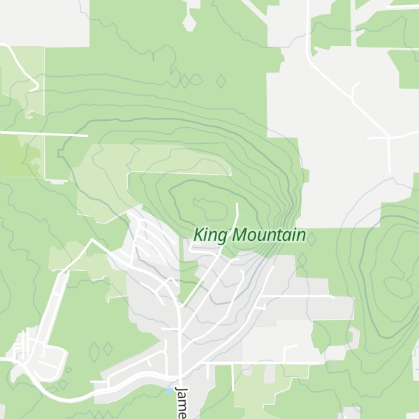 Map of King Mountain