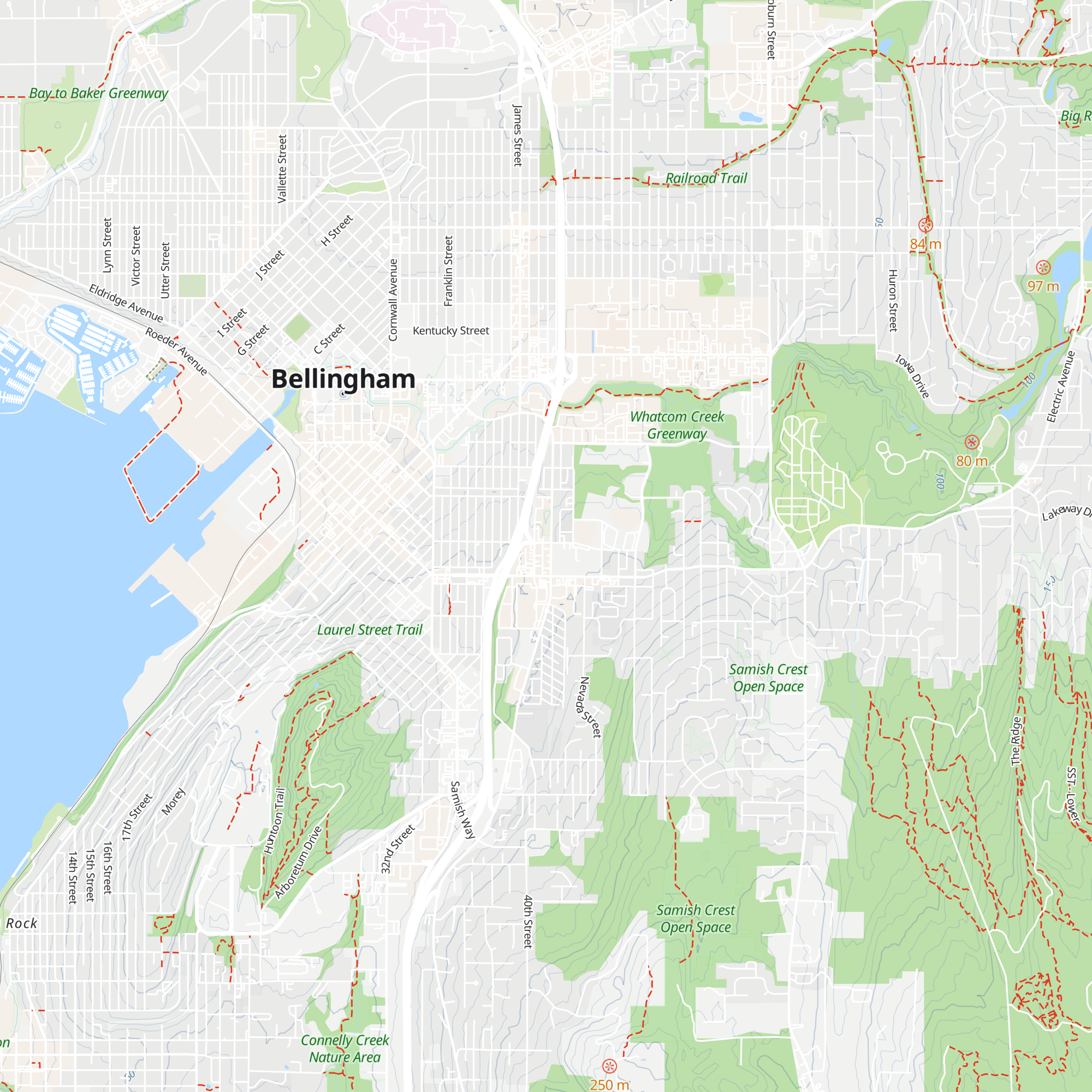 Bellingham/W.C. Visitors Center map