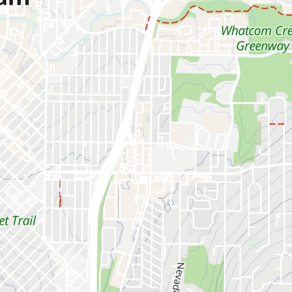 Map of Bellingham/W.C. Visitors Center