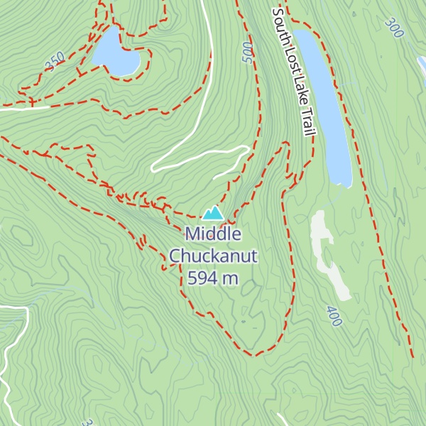 Map of Middle Chuckanut