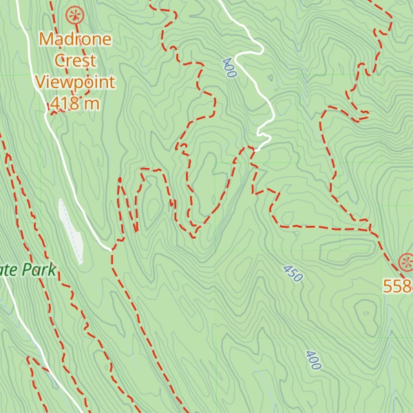 Map of Chuckanut Mountain