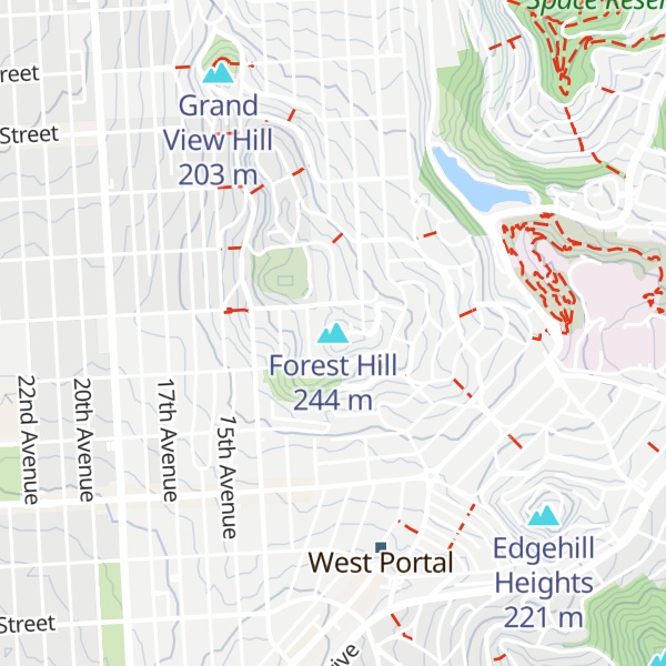 Map of Forest Hill