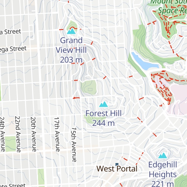 Map of Larsen Peak