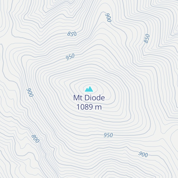 Map of Mt Diode