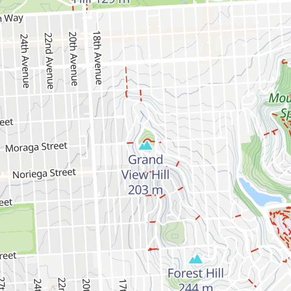 Map of Grand View Hill